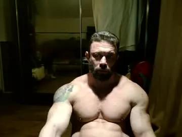 stevebulkzor — competing in 42 days nude flexing in pvt 18/min #muscle #bigcock #strip #beard #cum