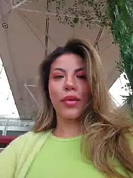 Karen_San_Miguel — Tits outside on the street + spit tits 